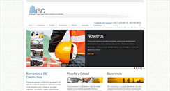 Desktop Screenshot of ibcconstructors.com