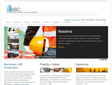 Tablet Screenshot of ibcconstructors.com
